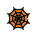 Cobweb Spider Spooky Icon