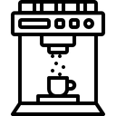 Coffee Machine Electronic Appliances Device Icon