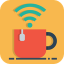 Coffee Mug Wifi Icon