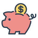 Coin Money Piggy Icon
