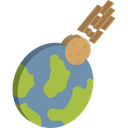 Collision Comet Disaster Icon