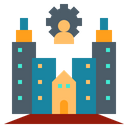 Company Office Management Icon