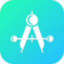 Compass, Tool, Measure, Drawing, Geometry, Equipment Icon