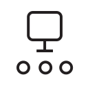Computer Oneway Connection Icon