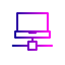 Computer Laptop On Icon