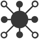 Connectivity Share Connector Icon