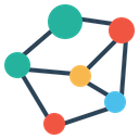 Connection Nodes Communication Icon