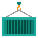 Crane Container Cargo Icon