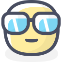 Cool Emoji Smiley Icon