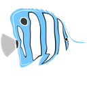 Copperband Marine Butterfly Fish Icon