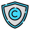 Shield Copyright Design Icon