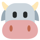 Cow Face Animal Icon