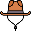Artboard Copy Cowboy Hat Cap Icon