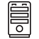 Cpu Case Case Computer Icon