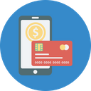 Credit Card M Commerce Mobile Banking Icon