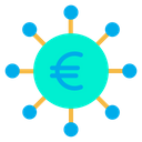 Crowdfunding Euro Icon