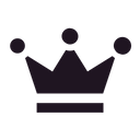 King Crown Gold Icon