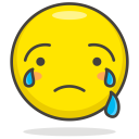 Cry Sad Face Icon
