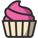 Cupcake Desert Shaved Icon