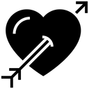 Cupid Heart Icon