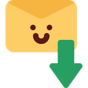 Cute Mail Download Icon