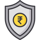 Data Security Secure Rupee Rupee Icon