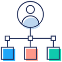 Data Transfer Information Sharing Data Interchange Icon