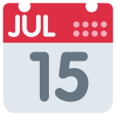Date Calender Jul Icon