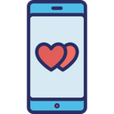 Love Chatting Love Message Mobile Screen Icon