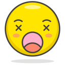 Dead Face Smiley Icon