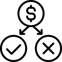 Decision Financial Decision Decision Making Icon