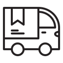 Courier Courier Truck Box Icon
