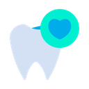 Dental Health Teeth Love Icon
