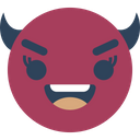 Devil Smiley Demon Evil Smiley Icon