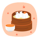 Dimsum Dumpling Asian Food Icon