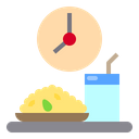 Rice Drink Clock Icon