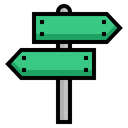 Signpost Sign Post Icon