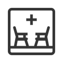 Discharge Lounge Icon