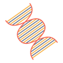 Dna Waves Science Icon