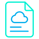 Cloud Data Documents Icon