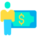 Dollar Salary Icon