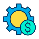Dollar Setting Wheel Money Management Money Settings Icon