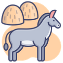 Mule Animal Burro Icon