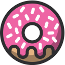 Donut Sweet Desert Icon