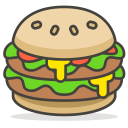 Double Burger Food Icon