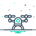 Drone Quadcopter Camera Icon