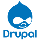 Drupal Plain Wordmark Icon