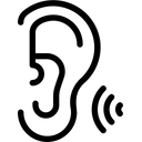 Network Communication Ear Icon