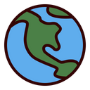 Earth Planet Exploration Icon