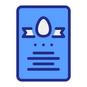 Easter Day Card Icon